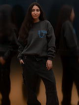 FLEECE LOCK CREWNECK GREY