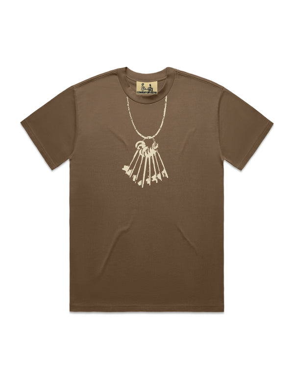 KEY CHAIN TEE WALNUT