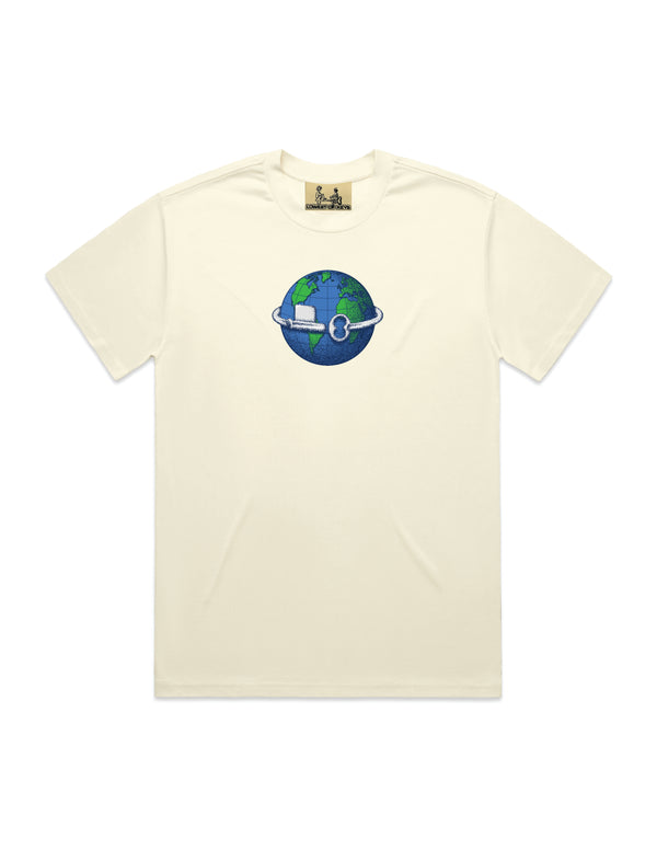 GLOBE TEE BUTTER