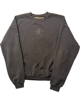 FLEECE KEYHOLE CREWNECK GREY