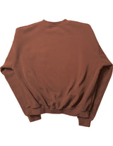 FLEECE LOW CREWNECK BROWN